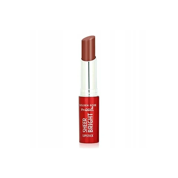 GOLDEN ROSE Mood Sheer Bright pomadka do ust połyskująca 105 Hazelnut 3,3g