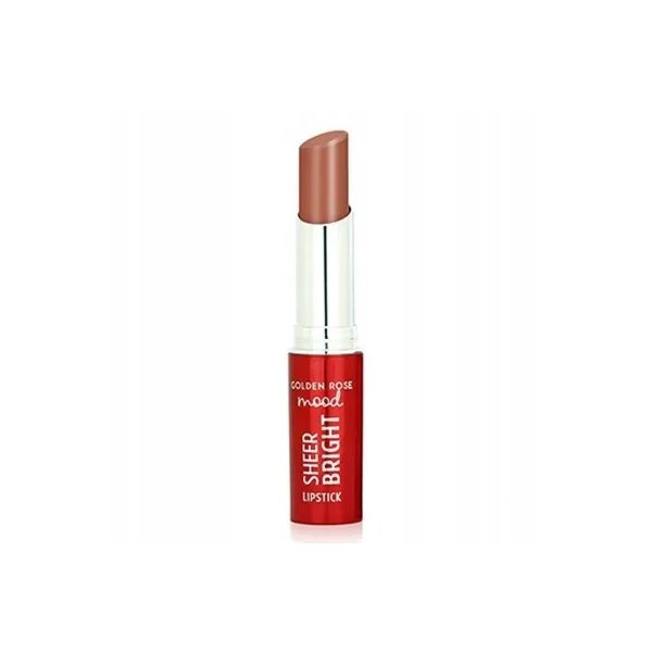 GOLDEN ROSE Mood Sheer Bright pomadka do ust połyskująca 104 Nude Latte 3,3g