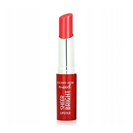 GOLDEN ROSE Mood Sheer Bright pomadka do ust połyskująca 103 Coral Red 3,3g