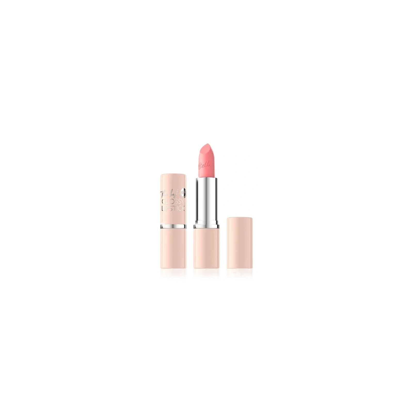 BELL The Best Glossy Lipstick połyskująca pomadka do ust 02 Peachy 4g