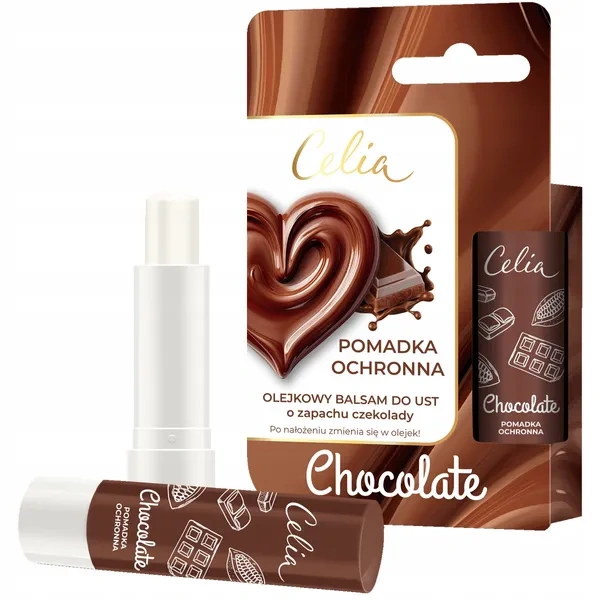 CELIA Olejkowy Balsam Do Ust pomadka ochronna Chocolate 4g 