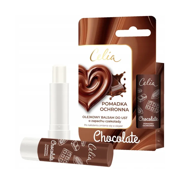 CELIA Olejkowy Balsam Do Ust pomadka ochronna Chocolate 4g 