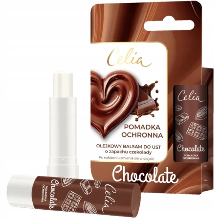 CELIA Olejkowy Balsam Do Ust pomadka ochronna Chocolate 4g 