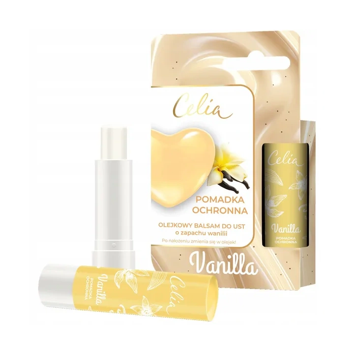 CELIA Olejkowy Balsam Do Ust pomadka ochronna Vanilla 4g 