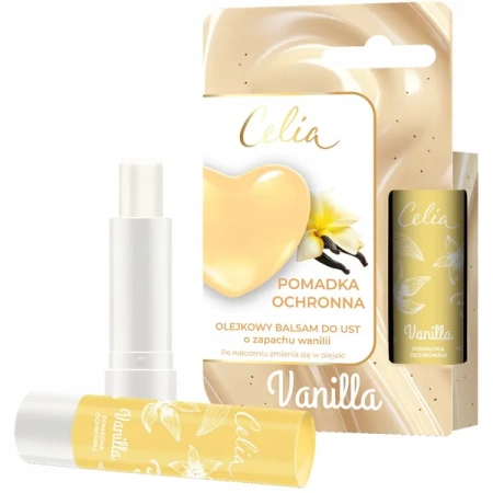 CELIA Olejkowy Balsam Do Ust pomadka ochronna Vanilla 4g 