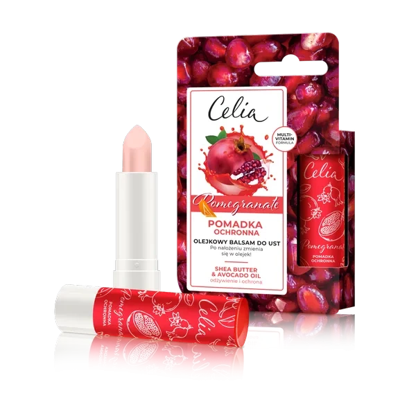 CELIA Olejkowy Balsam Do Ust pomadka ochronna Pomegranate 4g