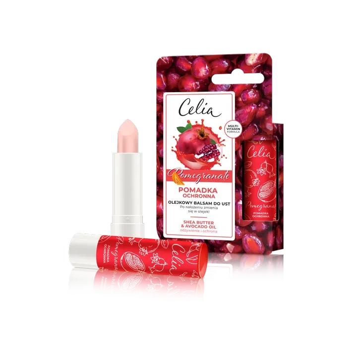 CELIA Olejkowy Balsam Do Ust pomadka ochronna Pomegranate 4g
