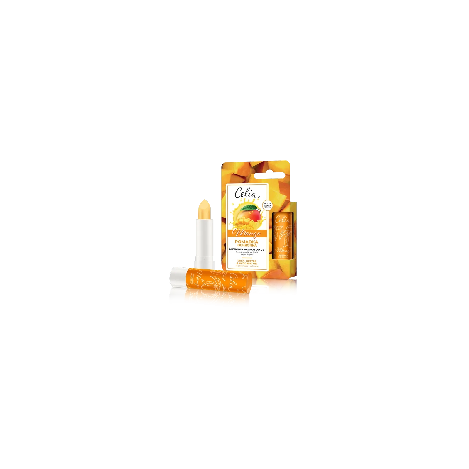 CELIA Olejkowy Balsam Do Ust pomadka ochronna Mango 4g