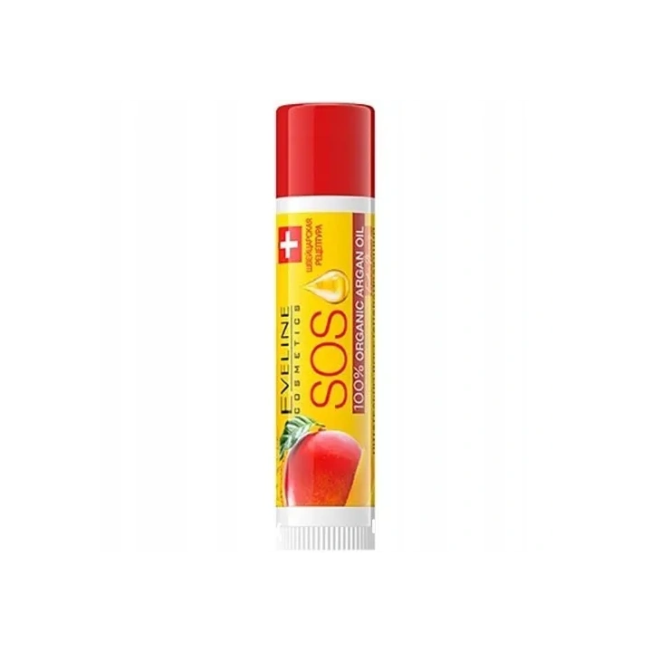 EVELINE SOS Argan Oil pomadka ochronna regenerująca Mango SPF 10 5ml