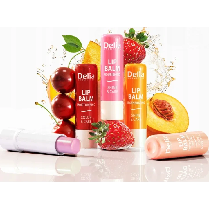 DELIA Lip Balm ochronna pomadka do ust Brzoskwinia 4,8g