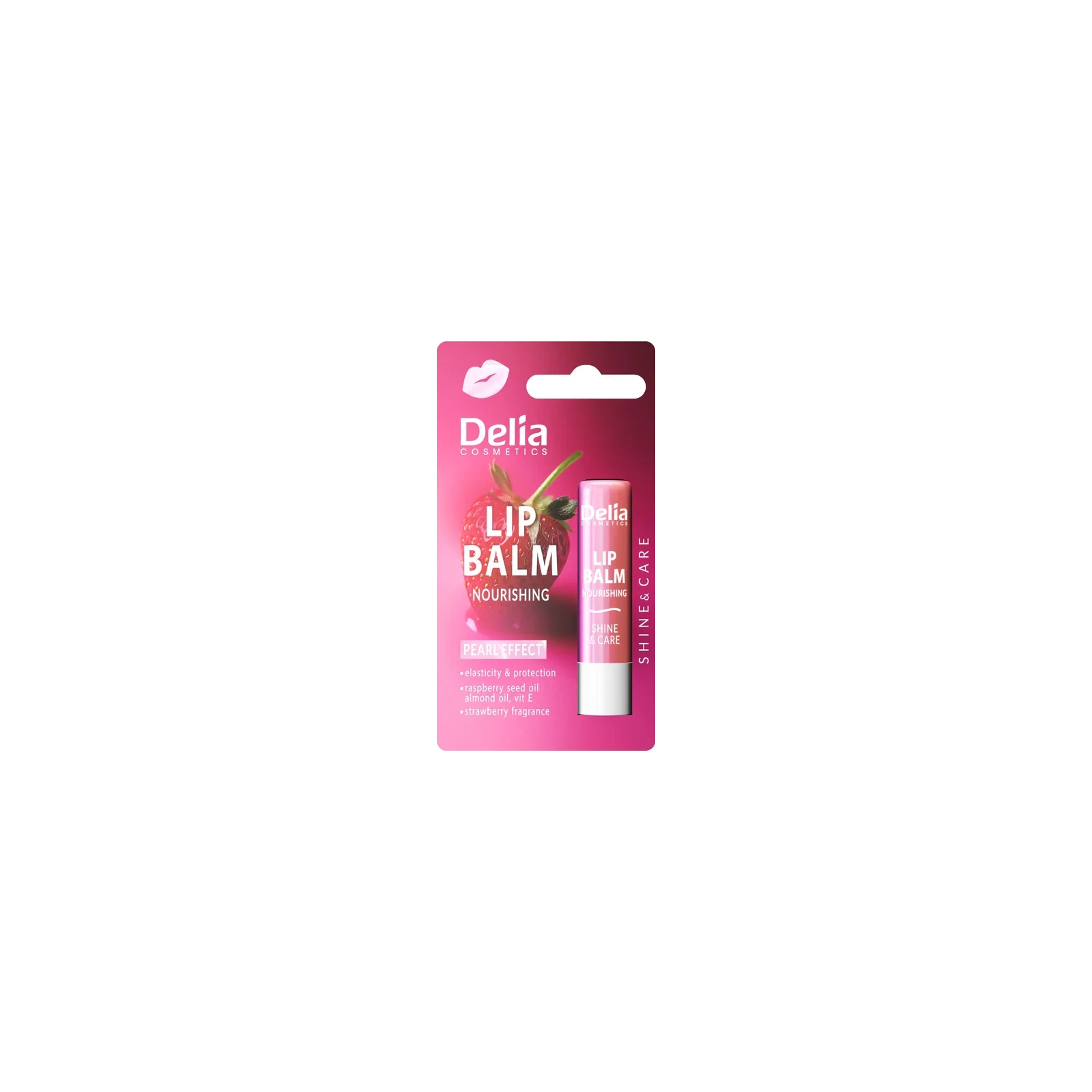 DELIA Lip Balm odżywcza pomadka do ust Truskawka 4,8g