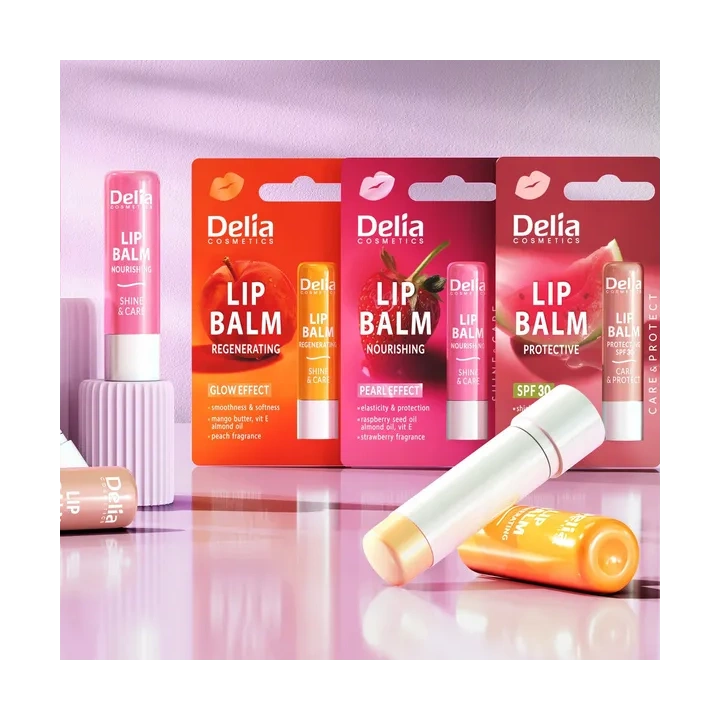 DELIA Lip Balm odżywcza pomadka do ust Truskawka 4,8g