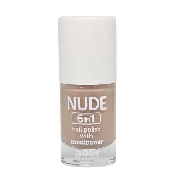 ADOS Nude 6w1 lakier do paznokci z odżywką 03 8g