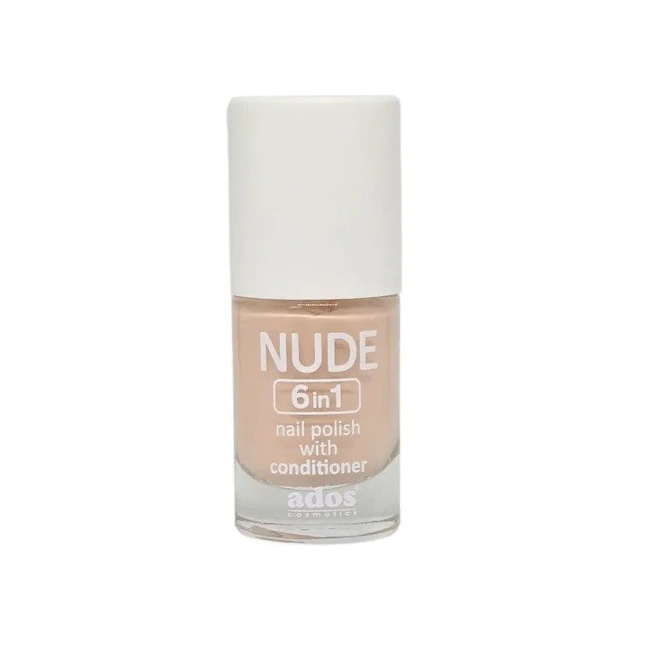 ADOS Nude 6w1 lakier do paznokci z odżywką 01 8g