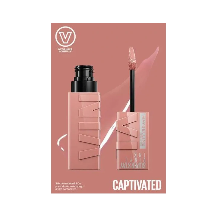 MAYBELLINE Super Stay Vinyl Ink pomadka do ust 095 Captivated 4,2ml 