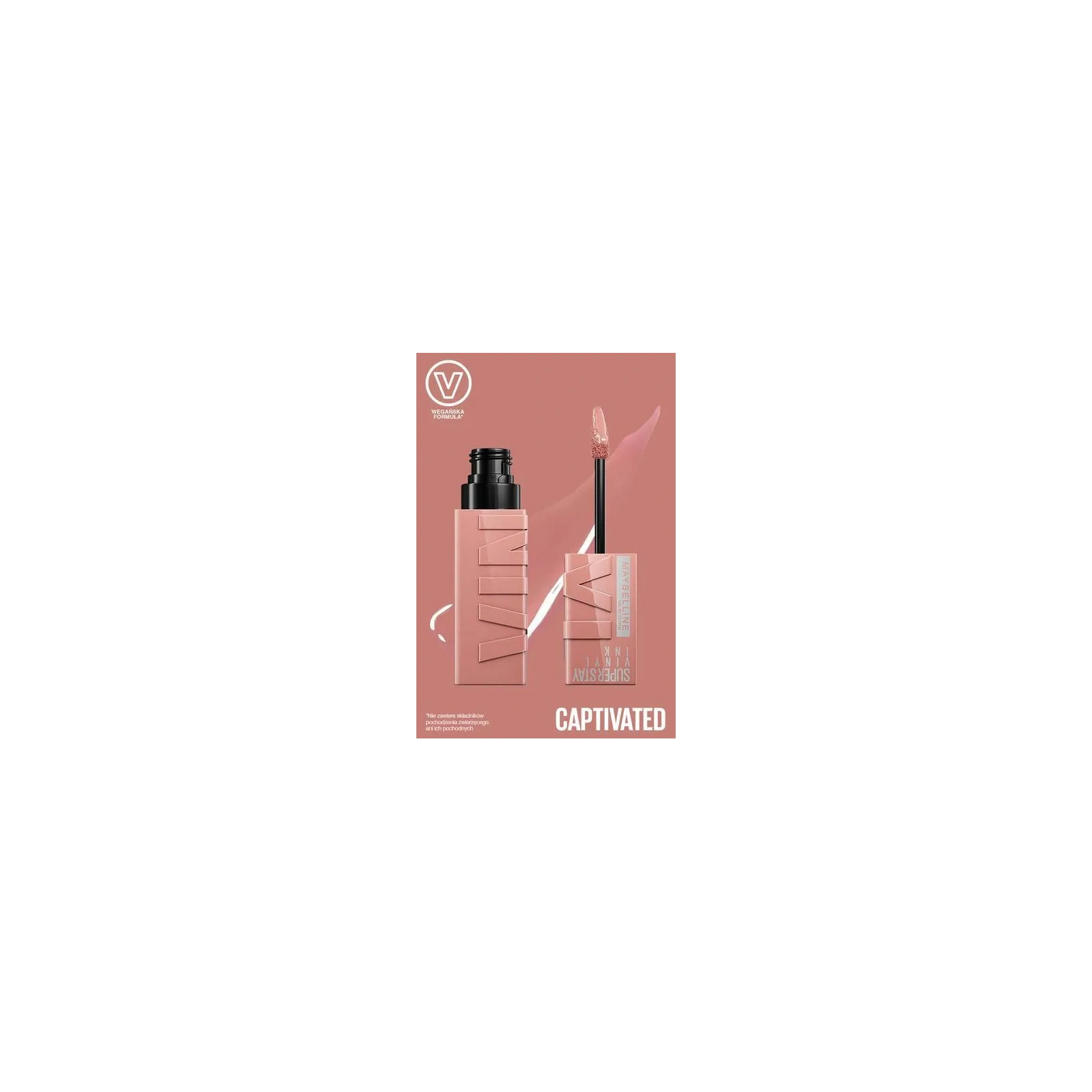MAYBELLINE Super Stay Vinyl Ink pomadka do ust 095 Captivated 4,2ml 