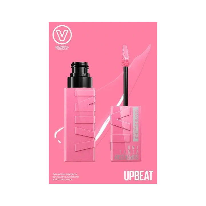 MAYBELLINE Super Stay Vinyl Ink pomadka do ust 155 Upbeat 4,2ml 