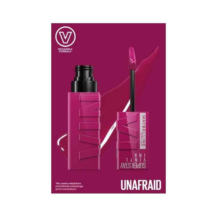 MAYBELLINE Super Stay Vinyl Ink pomadka do ust 170 Unafraid 4,2ml 