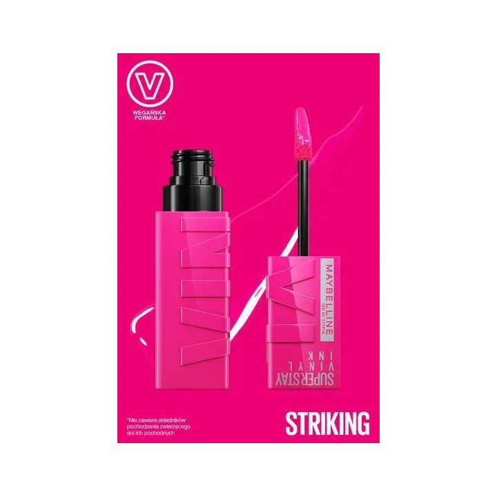 MAYBELLINE Super Stay Vinyl Ink pomadka do ust 150 Striking 4,2ml 