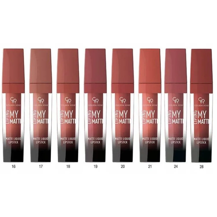 GOLDEN ROSE My Matte Liping pomadka do ust matowa wegańska 20 5ml 