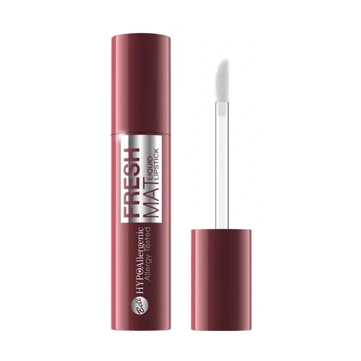BELL HypoAllergenic Fresh Mat Liquid Lipstick pomadka w płynie 04 Hibiscus 