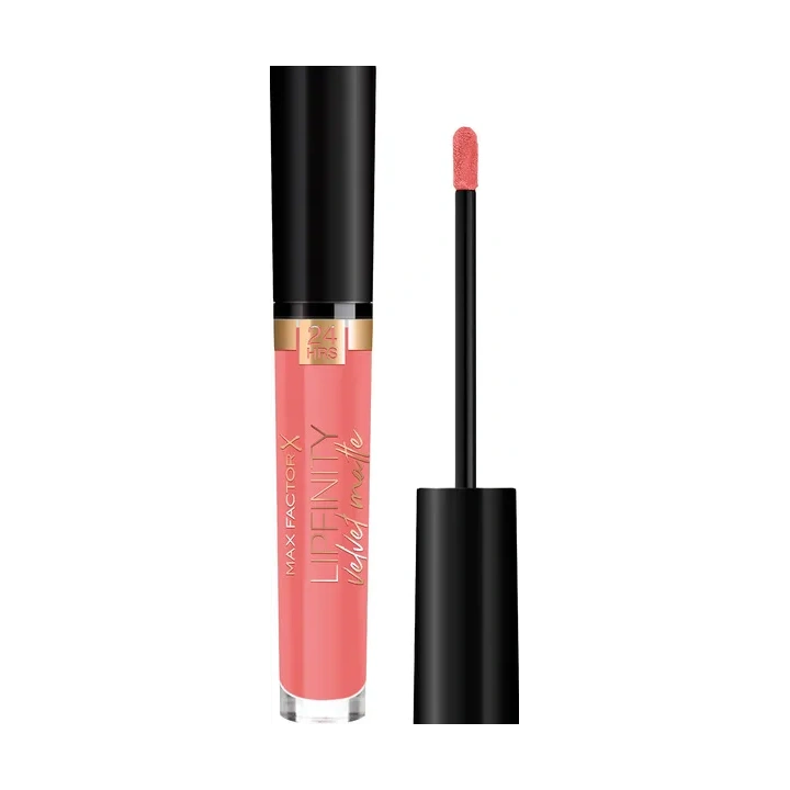 MAX FACTOR Lipfinity Velvet Matte pomadka w płynie 030 Cool Coral 3,5g 