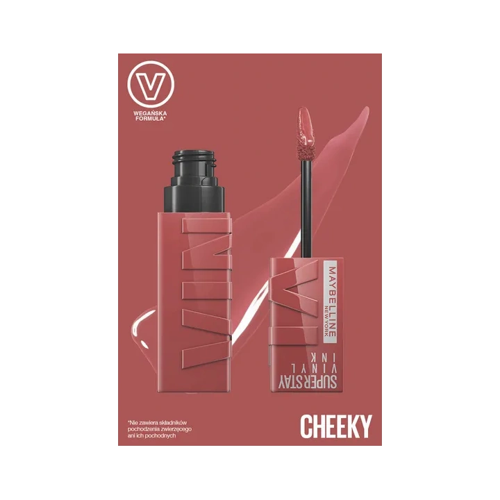 MAYBELLINE Super Stay Vinyl Ink pomadka do ust 035 Cheeky 4,2ml