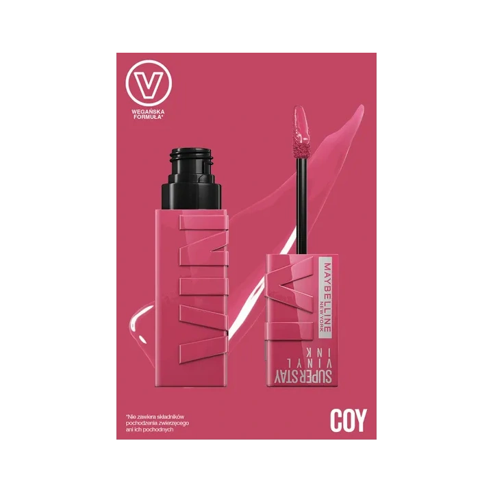 MAYBELLINE Super Stay Vinyl Ink pomadka do ust 020 Coy 4,2ml