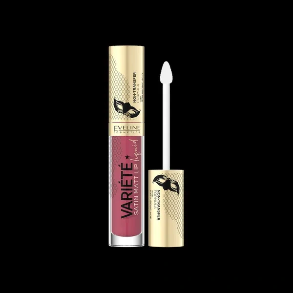 EVELINE Variete Satin Matt Lip pomadka w płynie 06 Strawberry Cocktail 4,5ml
