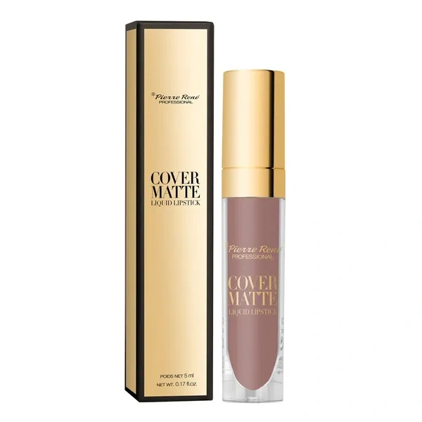 Pierre Rene PIERRE RENE Cover Matte płynna matowa pomadka do ust 08 06 Burnt Sugar 5ml — Składniki i ocena