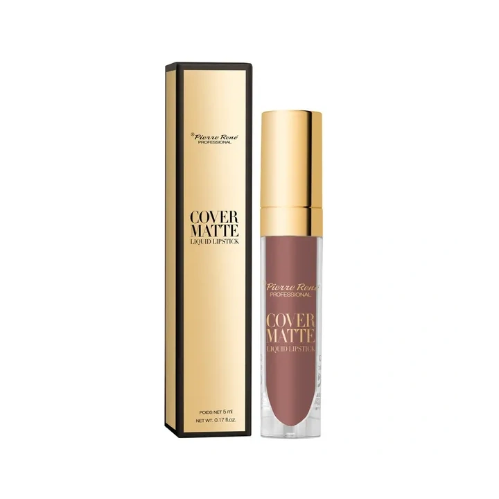 PIERRE RENE Cover Matte płynna matowa pomadka do ust 08 05 Rosy Brown 5ml