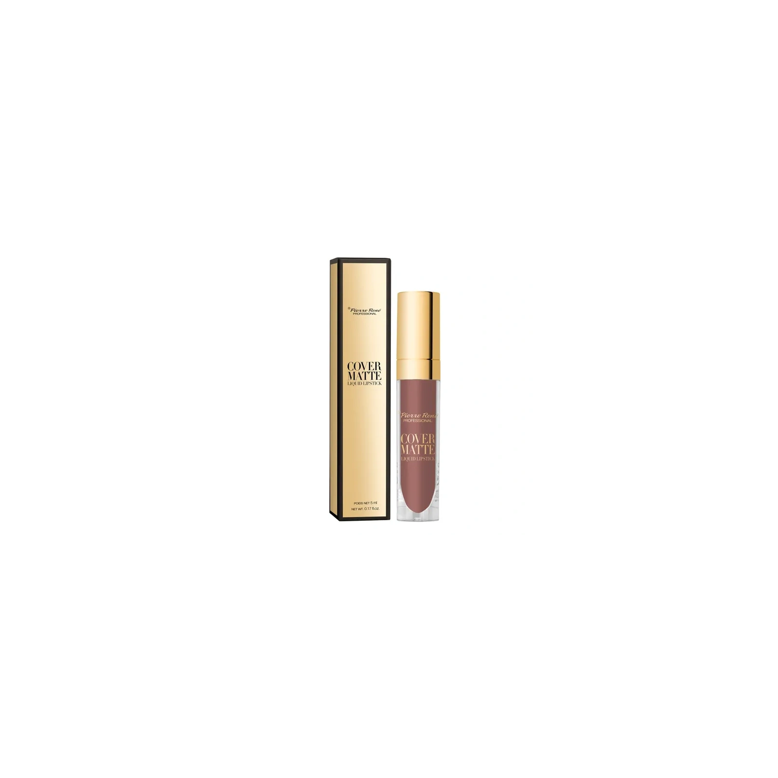 PIERRE RENE Cover Matte płynna matowa pomadka do ust 08 05 Rosy Brown 5ml