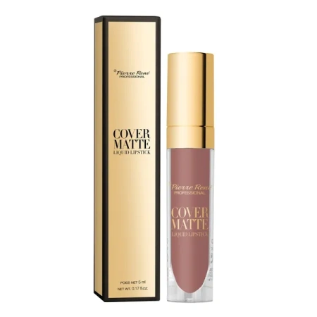 PIERRE RENE Cover Matte płynna matowa pomadka do ust 08 04 Dusky Rose 5ml