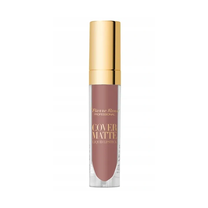 PIERRE RENE Cover Matte płynna matowa pomadka do ust 08 04 Dusky Rose 5ml