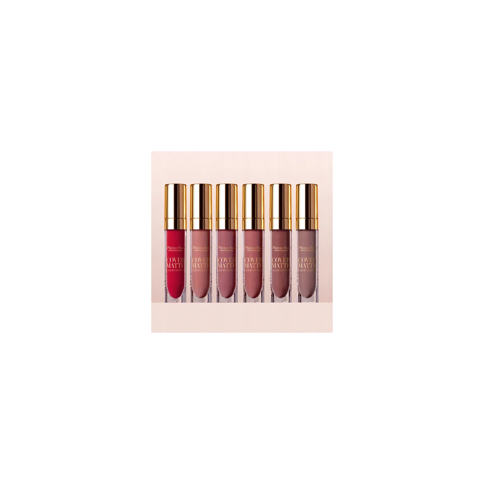 PIERRE RENE Cover Matte płynna matowa pomadka do ust 08 05 Rosy Brown 5ml