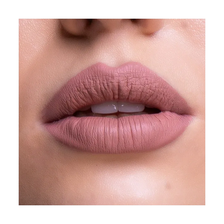 PIERRE RENE Cover Matte płynna matowa pomadka do ust 08 04 Dusky Rose 5ml