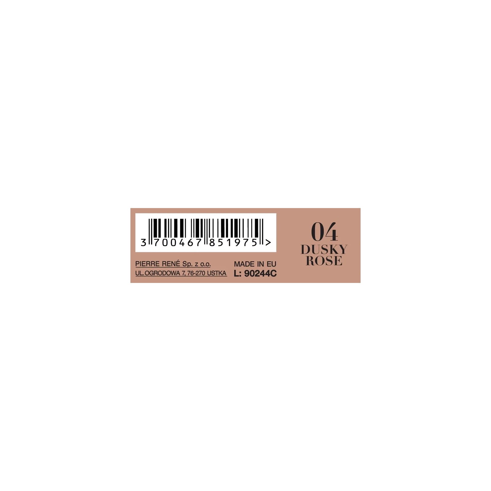 PIERRE RENE Cover Matte płynna matowa pomadka do ust 08 04 Dusky Rose 5ml