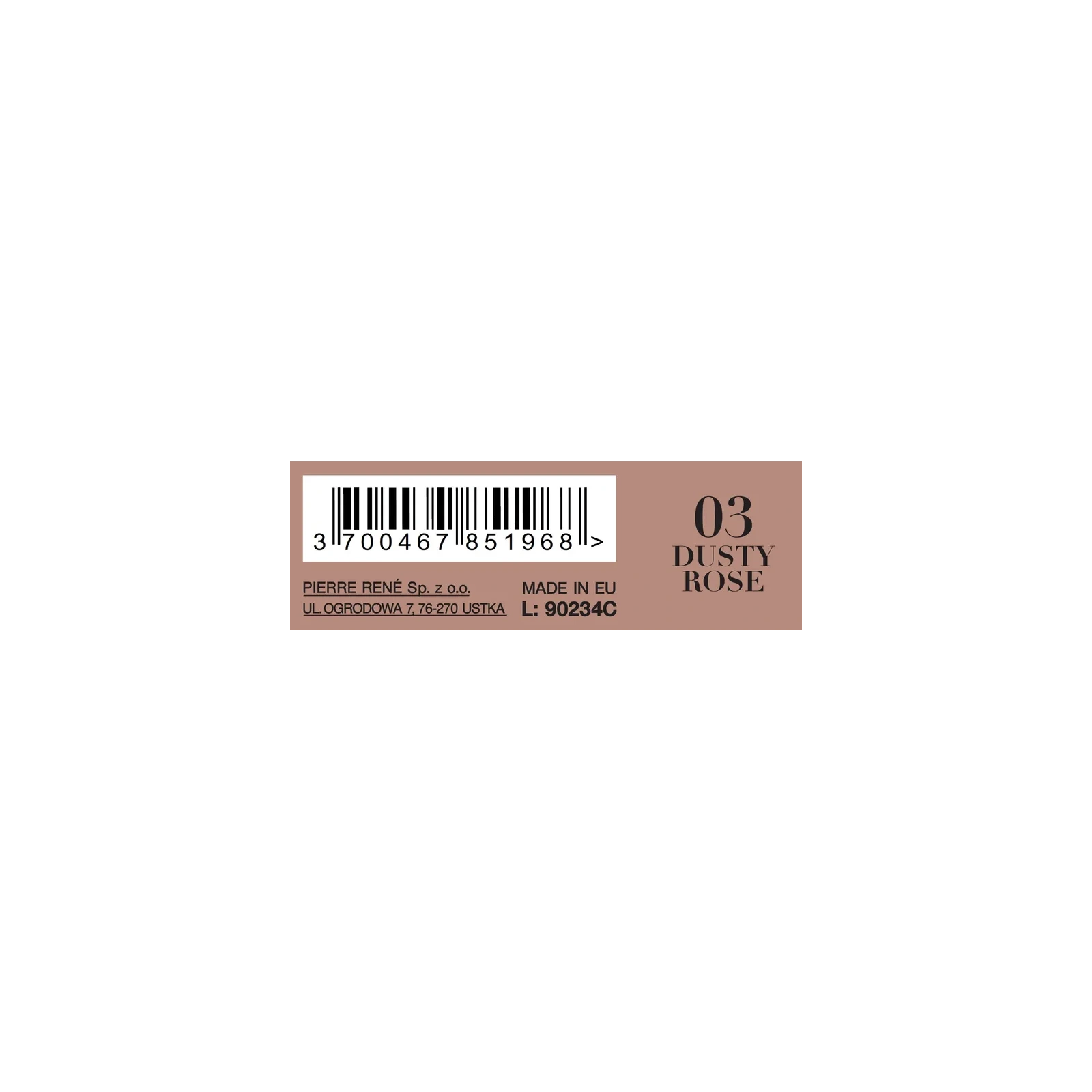 PIERRE RENE Cover Matte płynna matowa pomadka do ust 03 Dusty Rose 5ml