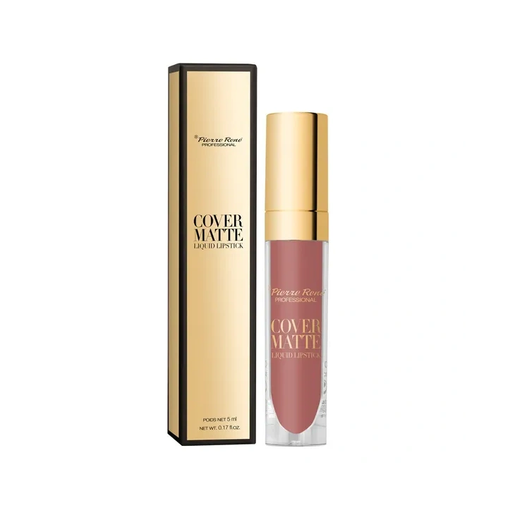 PIERRE RENE Cover Matte płynna matowa pomadka do ust 08 02 Vintage Rose 5ml