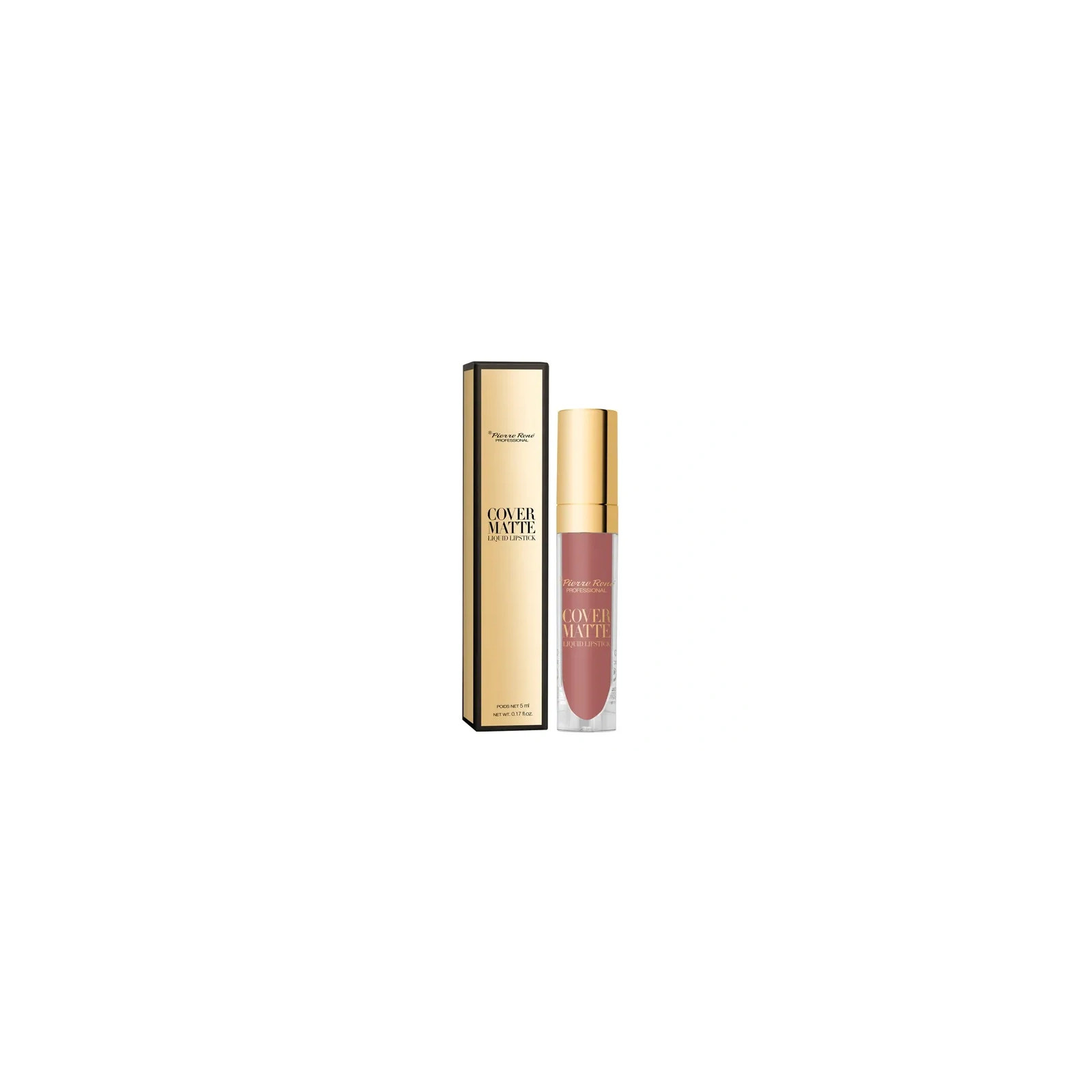 PIERRE RENE Cover Matte płynna matowa pomadka do ust 08 02 Vintage Rose 5ml