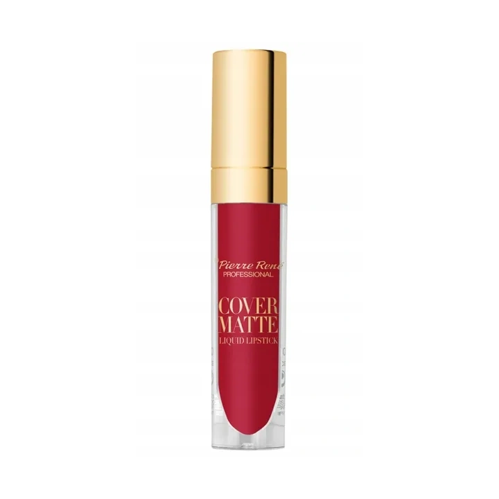 PIERRE RENE Cover Matte płynna matowa pomadka do ust 08 01True Red 5ml
