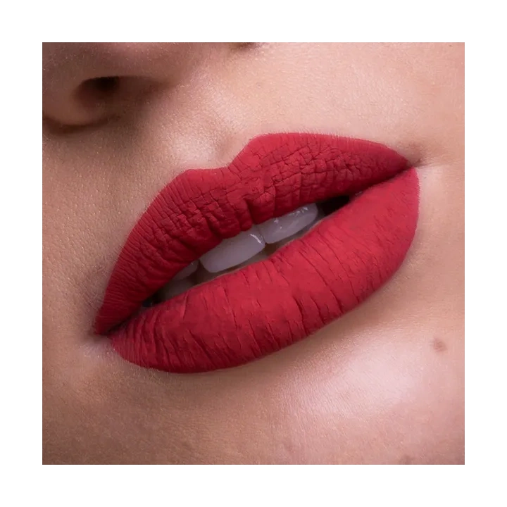 PIERRE RENE Cover Matte płynna matowa pomadka do ust 08 01True Red 5ml