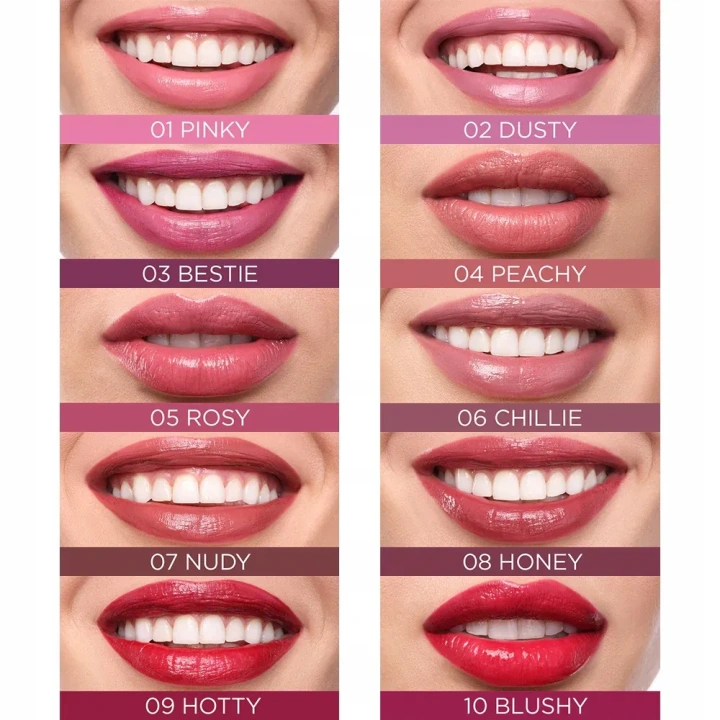 EVELINE VinyLove płynna pomadka do ust z efektem winylowym 02 Dusty 4ml