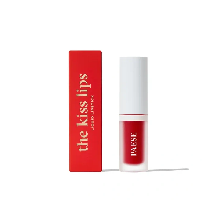PAESE The Kiss Lips zestaw konturówka i pomadka w płynie 06 Classic Red 