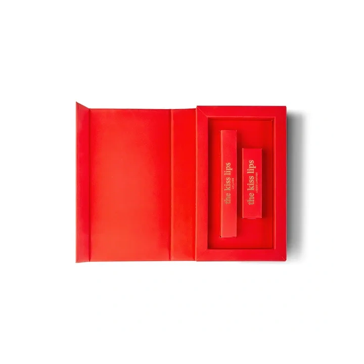 PAESE The Kiss Lips zestaw konturówka i pomadka w płynie 04 Rusty Red 