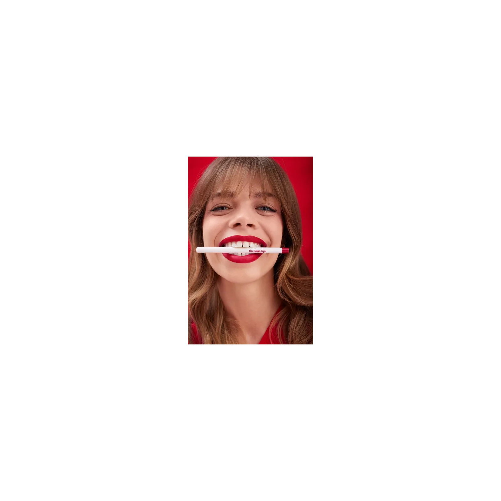 PAESE The Kiss Lips zestaw konturówka i pomadka w płynie 06 Classic Red 