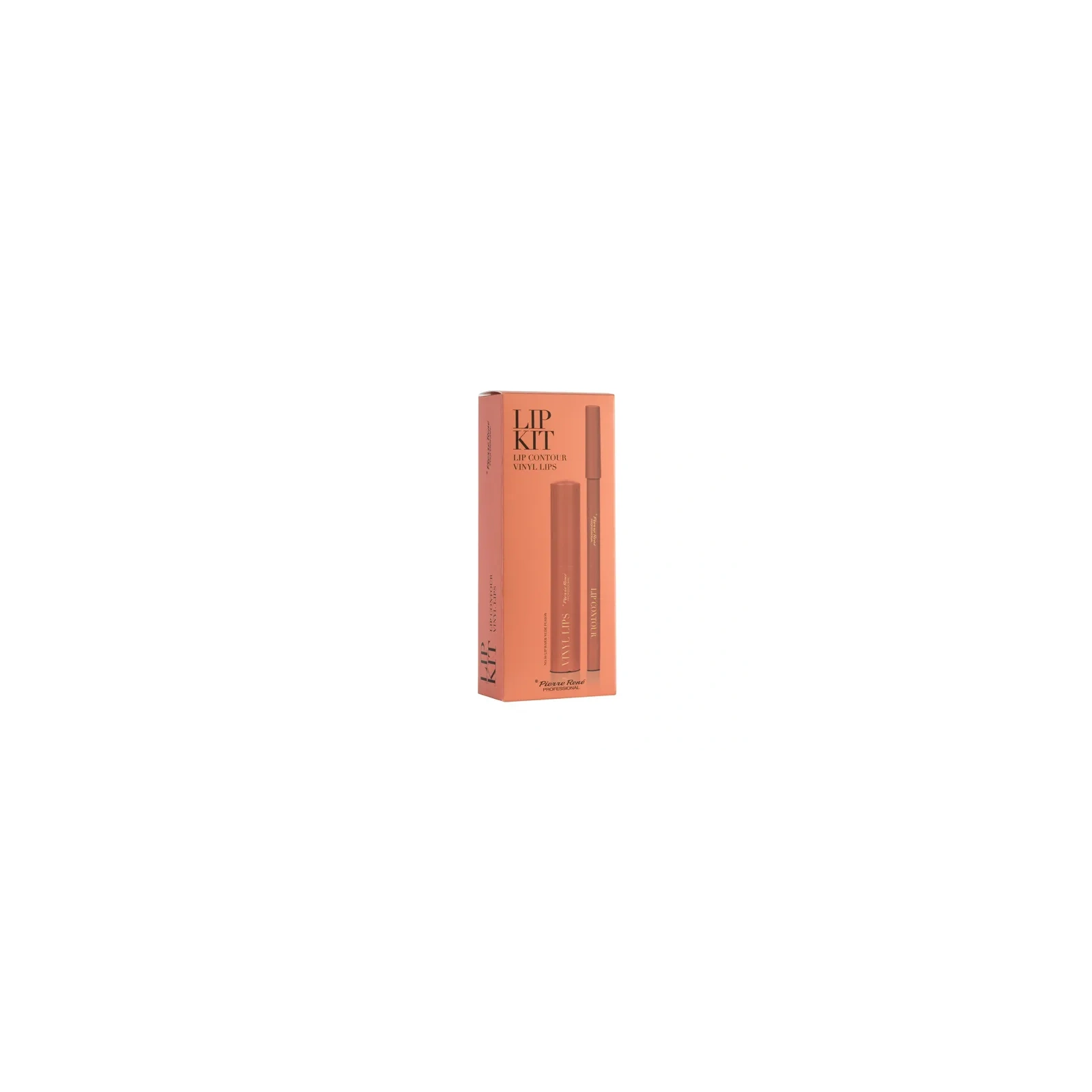 PIERRE RENE Lip Kit zestaw pomadka z kredką do ust 04 Warm Nude Fusion