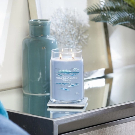 YANKEE CANDLE Signature Duża świeca w słoiku OCEAN AIR 567g