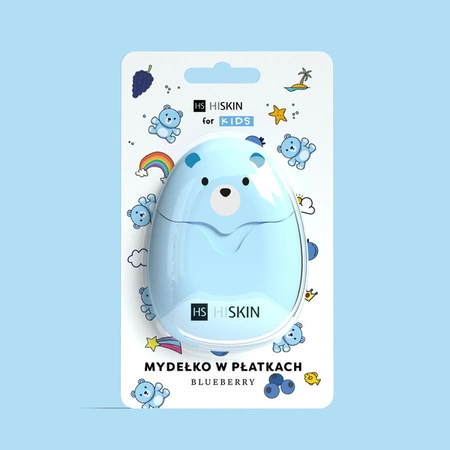 HISKIN Kids mydełko do rąk w płatkach Myszka Blueberry 50szt