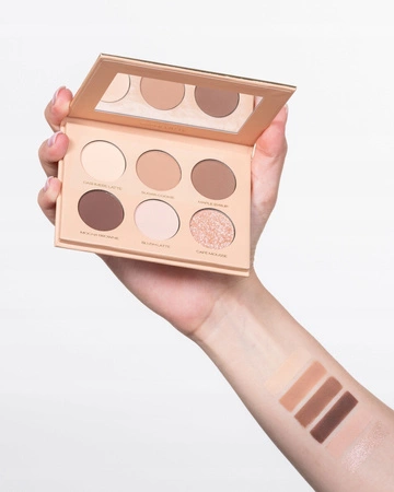 PIERRE RENE Mocha Mousse paletka cieni do powiek Caffe Latte 6x1,3g